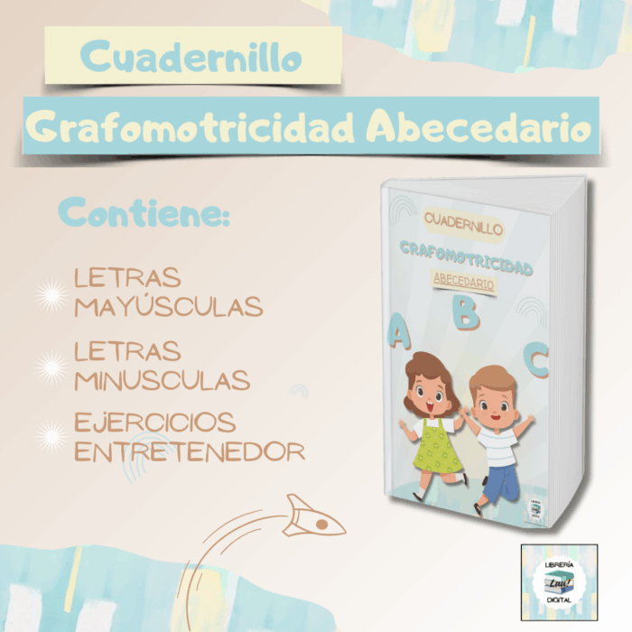 Grafomotricidad de Abecedario - Mayúscucla y minúscula