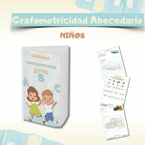 GRAFOMOTRICIDAD ABECEDARIO- Mayúsculas y Minúsculas