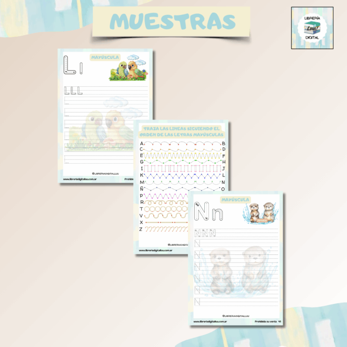 Grafomotricidad de Abecedario - Mayúscucla y minúscula - Imagen 3